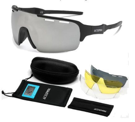 S2TR90PO Adult protective glasses package ~ I Love Speed Skating